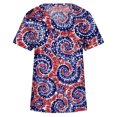 thumbnail image 5 of Blusa de manga corta con cuello en V para mujer, informal, sexy, a la moda, de verano Pompotops hkajfhjk470171, 5 of 5