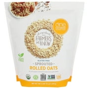 One Degree Organic Foods, Oats Sprouted Rolled, 45 Ounce