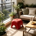 thumbnail image 1 of Qiopertar Low Plastic Stepping Stool with Non-Slip Base, Bathroom Step Stool for Living Room Shower Kitchen, 1 of 6