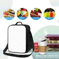 thumbnail image 4 of Lsque Travel Around The World Airplane Lunch Bag Lunch Box for Women Men Reusable Insulated Lunch Tote Bag,Leakproof Thermal Cooler Sack Food Handbags Case High Capacity, 4 of 9