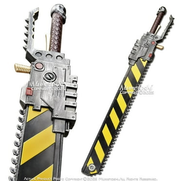 Munetoshi 39.5" Foam Game Iron Warrior Chain Sword 40k Hammer Space Replica Cosplay Costume Prop Marine Anime