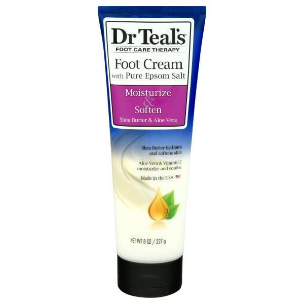 Dr Teal's Shea Enriched Foot Cream, 8 oz