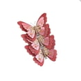thumbnail image 2 of Pink 3 Pack Detachable Butterfly Clips Decorative Clips Christmas Tree Ornaments Holiday Home Decor Accessories for Party Favors and Festive Displays, 2 of 5