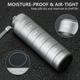 thumbnail image 2 of Metal Weekly,Stackable Waterproof Travel Pill Box,Pill Case Container,7 Day Daily Medicine Organizer Grey, 2 of 7