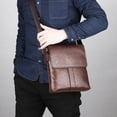 thumbnail image 2 of Bandolera de piel de gran capacidad para hombre, 2 of 2