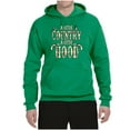 thumbnail image 2 of Wild Bobby, A Little Country, A Little Hood, Pop Culture, Unisex Graphic Hoodie Sweatshirt, Kelly, XX-Large, 2 of 4