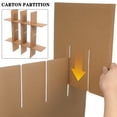 thumbnail image 3 of GOOHOCHY Caja de envío de 5 piezas con divisor, caja de embalaje de cartón para cristalería, estuche de mudanza con divisor y suministros de mudanza., 3 of 7