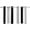 black, variant on Beige Grey Striped Kitchen Curtains 63 Inch Length, Minimalist Farmhouse Stripe Grommet Top Bedroom Living Room Curtains, Light Filtering Cafe Curtain Drapes 2 Panels Set 104''x63''