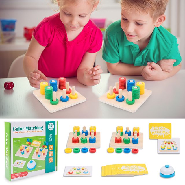 Shape Matching Board, Color Sensory Toy, Plastic Puzzle Game, Preschool Learning Activity, Early Education Game, Geometric Stacking Toy, Child Development Toy, Kid-Friendly Educational Toy Hzhnb