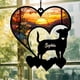 thumbnail image 5 of Xchenda cuelga un monumento personalizado con nombre, regalo de recuerdo para la pérdida de un perro, adorno conmemorativo para la pérdida de un perro, regalo de condolencias., 5 of 8