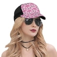 thumbnail image 5 of Lsque Cute Watermelon Flamingo Printed Trucker Hat - Baseball Cap for Men Women - Breathable Mesh Side, Adjustable Fit - for Casual Wear, 5 of 7