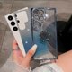 thumbnail image 3 of For Samsung Galaxy S24 Electroplating Ring Bracket Case, Flash Diamond Gradient Glitter Soft TPU Protective Case, 3 of 5