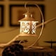 thumbnail image 1 of 2x candebro de linterna soporte de ve de té ligero colgante marroquí negro / Macarena Porta vela, 1 of 8