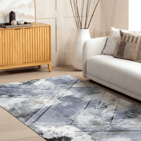 AREA RUG FLANNEL RUG PILE WEIGHT 260GSM BACK: WASHABLE 4X6 FEET
