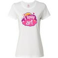 thumbnail image 3 of Inktastic Artist I Love Art Women's T-Shirt, 3 of 5
