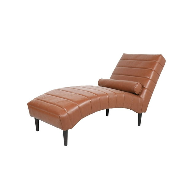 Chaise Longue Living Room Bedroom Lounge Chair Pu Leather Wood Legs Indoor Furniture For Home Com Chaise Longue Living Room Bedroom, Indoor Chaise Lounge Chairs Canada