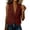 10-Red, variant on Women's Sleeveless Blazer Vest Lapel One Button Cropped Suit Waistcoat With Pockets L