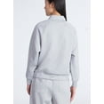 thumbnail image 3 of Scoop Women's and Women's Plus New Scubaknit Funnel Neck Sweatshirt, Sizes XS-4X, 3 of 5