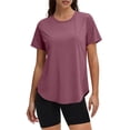 thumbnail image 3 of Women's Workout Tops for Women Sun Shirts Short Sleeve UV Protection Shirt Cooling Quick Dry Hiking Top for Women, 3 of 7