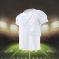 thumbnail image 2 of TUOYR Youth Kids Padded Protective Compression Shirt Chest Rib Protector for Football Baseball, 2 of 10