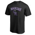 thumbnail image 2 of Men's Black Colorado Rockies Team Lockup T-Shirt, 2 of 3