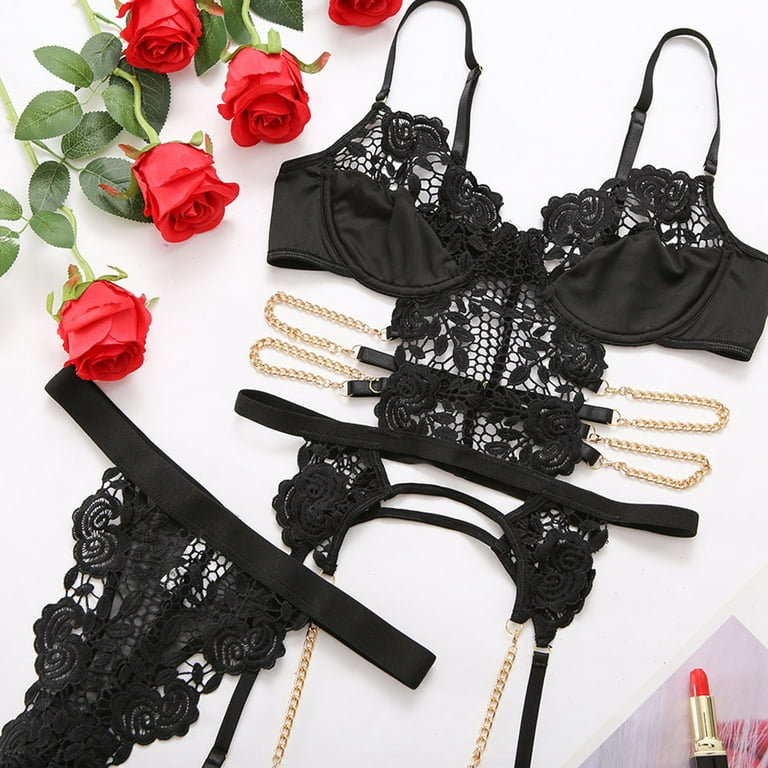 Buy XUEQIN French Underwear Underpants Set Female Bra Lace Net Yarn  Embroidery Sexy Transparent Ultra Thin Bra ( Size : 38B ) Online at  desertcartHong Kong