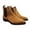 Yellow, variant on Classic Retro Chelsea Boots Slip-On Pointed Toe Cowboy Western Chukka Motorcycle Boots