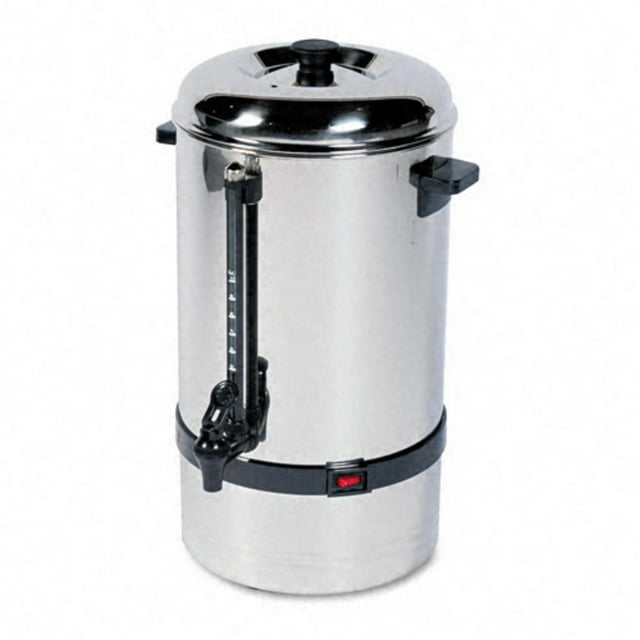 Urn/Coffeemaker,80-Cup,14"x18-1/2"x24",Stainless Steel
