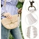 thumbnail image 4 of Llavero YONGSHENG 2 Piezas Macrame Muñequera Blanco y Negro, 4 of 5