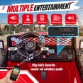 thumbnail image 3 of Wisairt 24 Volt Ride on Toys, 4WD 800W Power Car Wheel with Remote, 24V Ride ons with 2 Seater, Electric Car for Kids with Music, LED Lights, Seat Belt & Lockable Doors, 3-8 Years Old, Red, 3 of 9