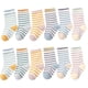 thumbnail image 1 of Laklulu 6 pares de calcetines tobilleros de algodón para niños pequeños y niños pequeños, calcetines neutros suaves, cálidos y cómodos para bebés, 1 of 5