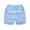 Light Blue, variant on Mlzmgr Running Shorts for Kids Elastic Waist 5 Inch Inseam Cotton Breathable Shorts with Pockets 1-12 Years