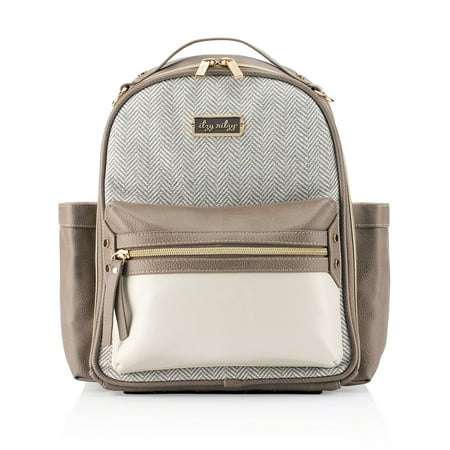 UPC: 0810434034775 | Itzy Ritzy Mini Diaper Bag- Vanilla Latte