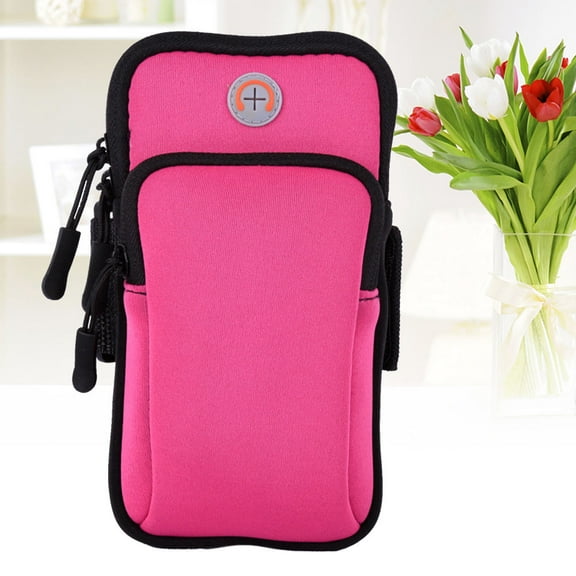 SKISUNO 1Set Neoprene Runner Phone Holder for Jogging and Walking 4-6 Inch