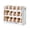 White, variant on Egg Storage Shelf Multi-layer Food Grade Smooth Edge Large Capacity with Handle Save Space Burr Free Rotating Egg Organizer Shelf Kitchen Storage Tray Kitchen Supplies