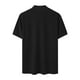 thumbnail image 5 of Camisa Elvqul Hombre Economicas Negro Manga Corta de Color Sólido Cuello Redondo, 5 of 7