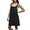 Black, variant on ZANKLEY Womens Summer Adjustable Strap Denim Overalls Dress with Pockets