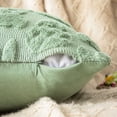thumbnail image 3 of 18x18in Easter Rabbit Pattern Pillow - Decorative Throw Pillow with Hidden Zipper., 3 of 6