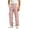 Pink, variant on Cmfcve Mens Cargo Pants Button Zipper Fly Straight Leg Pants Casual Outdoor Hiking Work Trousers