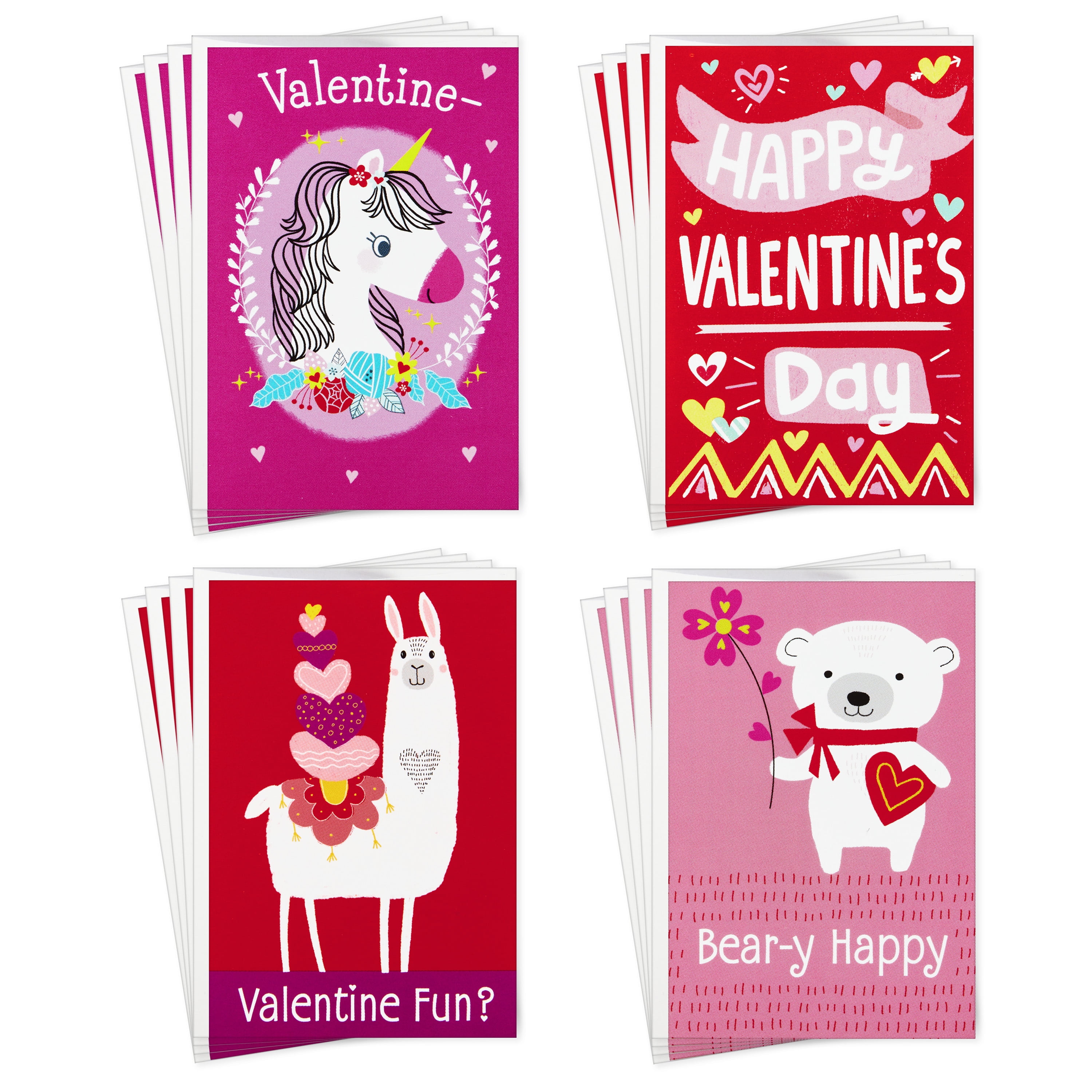 28 Cards and Pencils Valentines Day Cards for Kids Peaceable Kingdom Hot Dog Valentines Assortment 