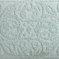 thumbnail image 5 of Winston Brands Luxurious Medallion Chenille Fringe Border Bedspread Blue - Queen, 5 of 5