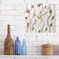 thumbnail image 5 of Square Wall Clock Silent Non-Ticking Battery Operated Retro 7.78" Clock for Bedroom Living Room Decor Pastel Thin Lines, 5 of 9