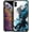 Blue Ink Warrior, variant on Compatible with iPhone Xs Max Case, The Burning Blue Wolf for Men Woman, Anti-Scratch Soft TPU Shockproof Unique Protective Cover Pattern Design