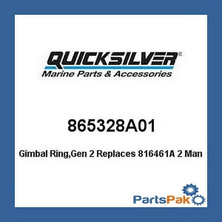 Mercury - Mercruiser 865328A01 Mercury Quicksilver 865328A01 Gimbal Ring Gen 2 Replaces 816461A 2-