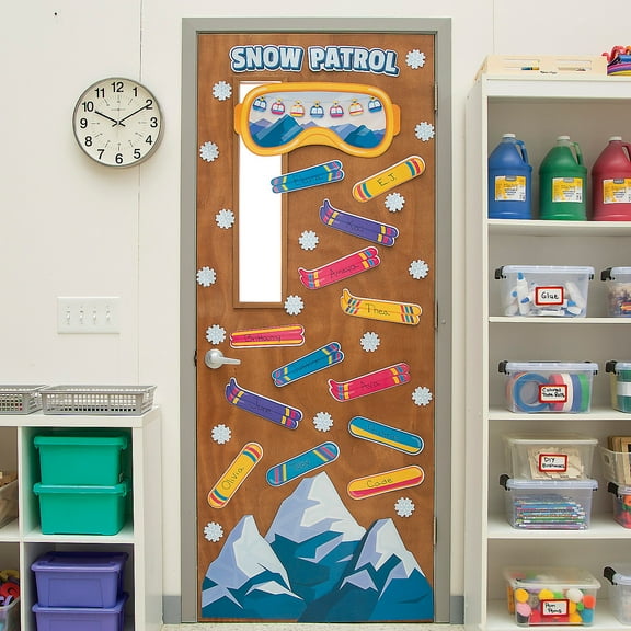 Fun Express Snow Patrol Classroom Door Decoration - 67 Pieces