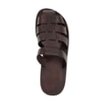 thumbnail image 3 of Michael Slide - Leather Pacific Slide Sandal | Brown, 3 of 6