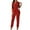 Red, variant on Wyzesi Women Shorts Suit Jean White Women's Casual Fashion Commuting Pants Small Suit Two Piece Set Sweatsuit Set for Women Shorts Athletic Shorts Suit for Women Inseam