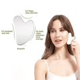 thumbnail image 3 of Juego de herramientas Gua Sha de acero inoxidable para tratamiento facial, reduce las toxinas, las arrugas aumentan la luminosidad del cutis, 3 of 5