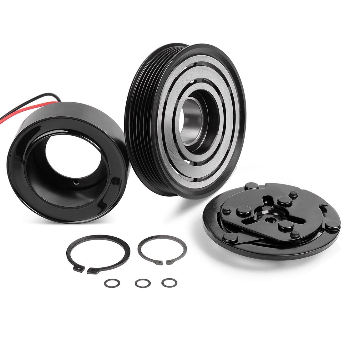 A C Compressor Clutch Kit Pulley Coil Fit For 2002 05 Jeep Liberty 3 7l 2002 03 Dodge Dakota Dodge Durango 4 7l Walmart Com Walmart Com