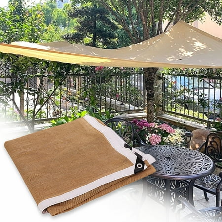 

harmtty Shade Net Dense Mesh UV Resistant Windproof Light Transmission Breathable Heavy-duty Sunny Shade Cloth for Balcony M